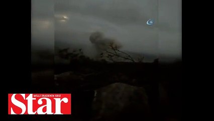 Afrin�deki yüksek tepede sıcak çatışma anları