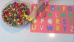 Learn Alphabet with Jelly Bean Surprise,Skittles Surprise Alphabet Letters ABC Jelly Bean Surprise