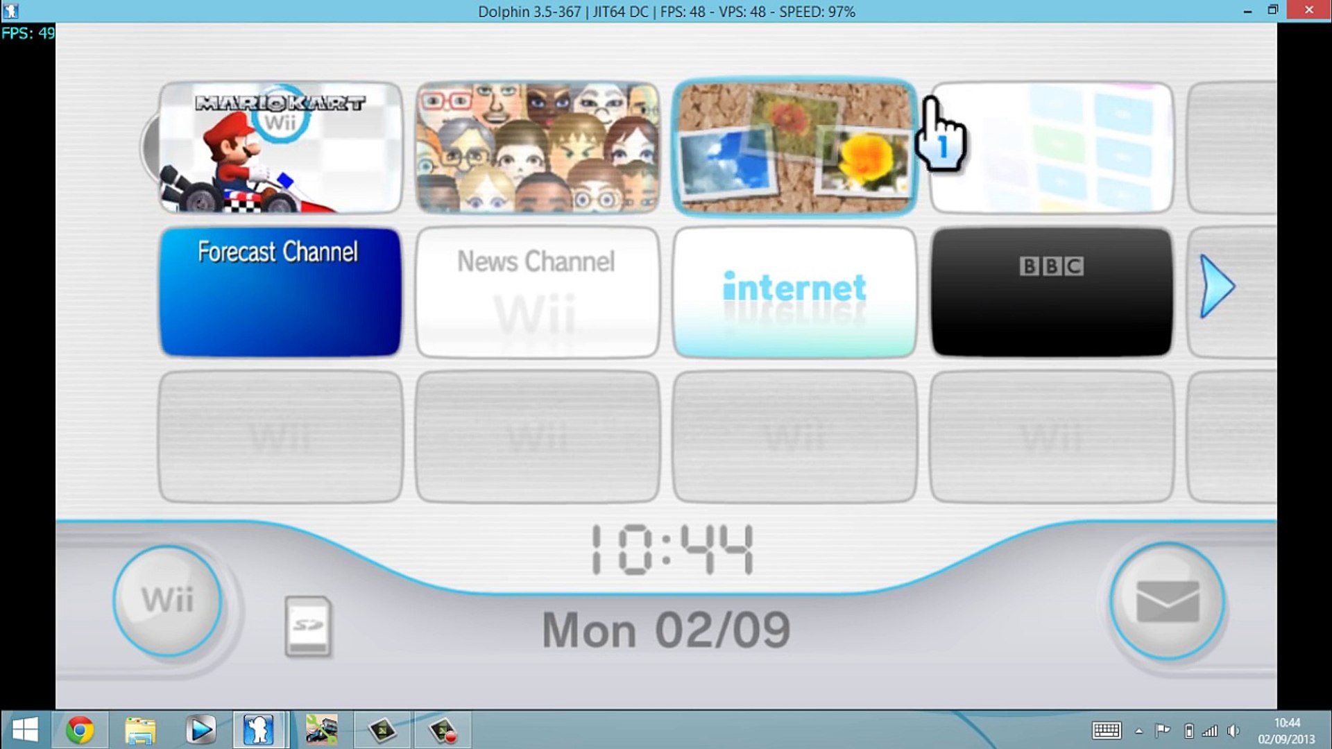 wii menu