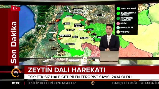TSK: Etkisiz hale getirilen terörist sayısı 2434