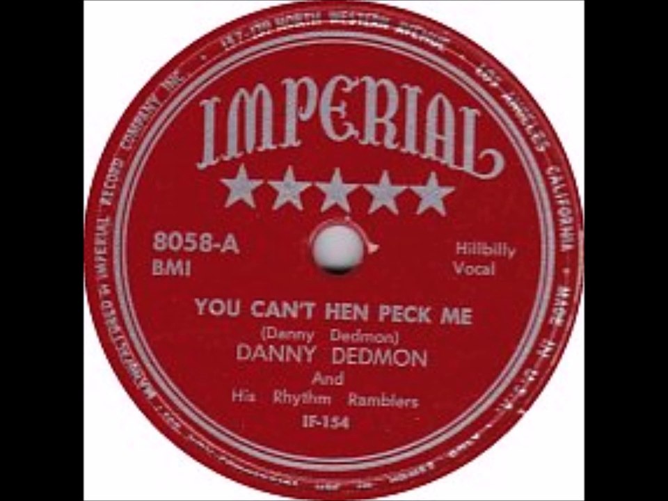 DANNY DEDMON You Can't Hen Peck Me IMPERIAL 1949