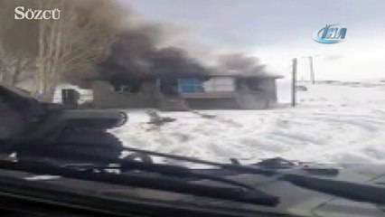 Erzurum'da Hücre evinde 4 teröristin etkisiz hale getirildiği çatışma anı