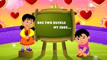 One Two Buckle My Shoe - English Nursery Rhymes - Cartoon/Animated Rhymes For Kids