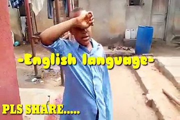 ENGLISH LANGUAGE (COMEDY SKIT) (FUNNY VIDEOS) - Latest 2018 Nigerian Comedy- Comedy Skits- Naija