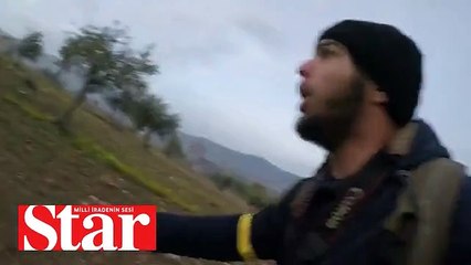 TSK ve ÖSO Raco�yu teröristlere dar etti!; İşte o anlar