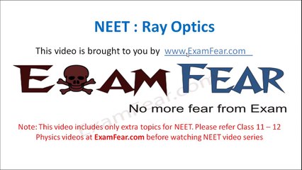 NEET Physics Ray Optics : Multiple Choice Previous Years Questions MCQs 1