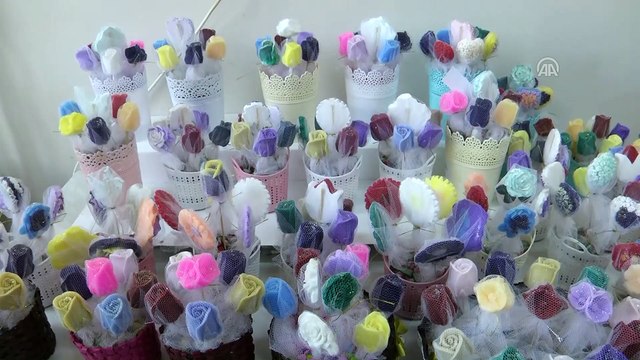 Cezaevinin atıkları hükümlülerin elinde süs eşyasına dönüşüyor - MANİSA