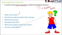 English Grammar Sentences (English) Part 2: Types of Sentences