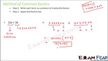 Maths Factorization part 2 (Method of Common Factor) CBSE Class 8 Mathematics VIII