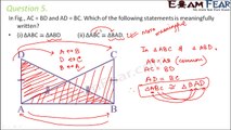 Maths Congruence of Triangles part 9 (Questions 2) CBSE Class 7  Mathematics VII