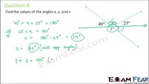 Maths Lines and Angles part 10 (Questions 3: Related Angles) CBSE Class 7  Mathematics VII