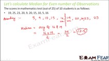 Maths Data Handling part 10 (Median Questions) CBSE Class 7  Mathematics VII