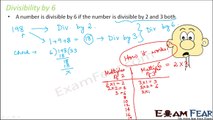 Maths Playing With Numbers part 17 (Divisibility by 6)  CBSE Class 6 Mathematics VI