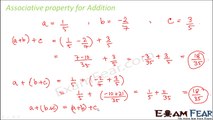 Maths Rational Numbers part 10 (Associative Property Rational Number) CBSE Class 8 Mathematics VIII