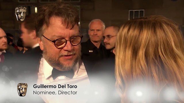 The Shape of Water Director Guillermo Del Toro Red Carpet Interview _ EE BAFTA Film Awards 2018