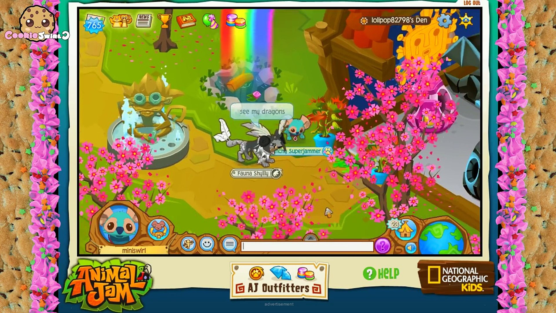 Cookieswirlc Animal Jam Online Game Play with Cookie Fans !!!! Random Fun  Party Video - video Dailymotion