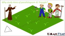 Maths Area of parallelogram & Triangles part 1 (Introduction) CBSE class 9 Mathematics IX