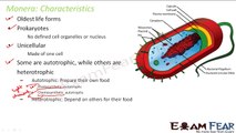Biology Biological Classification part 4 (Monera: Bacteria, Characteristics types) CBSE class 9  IX