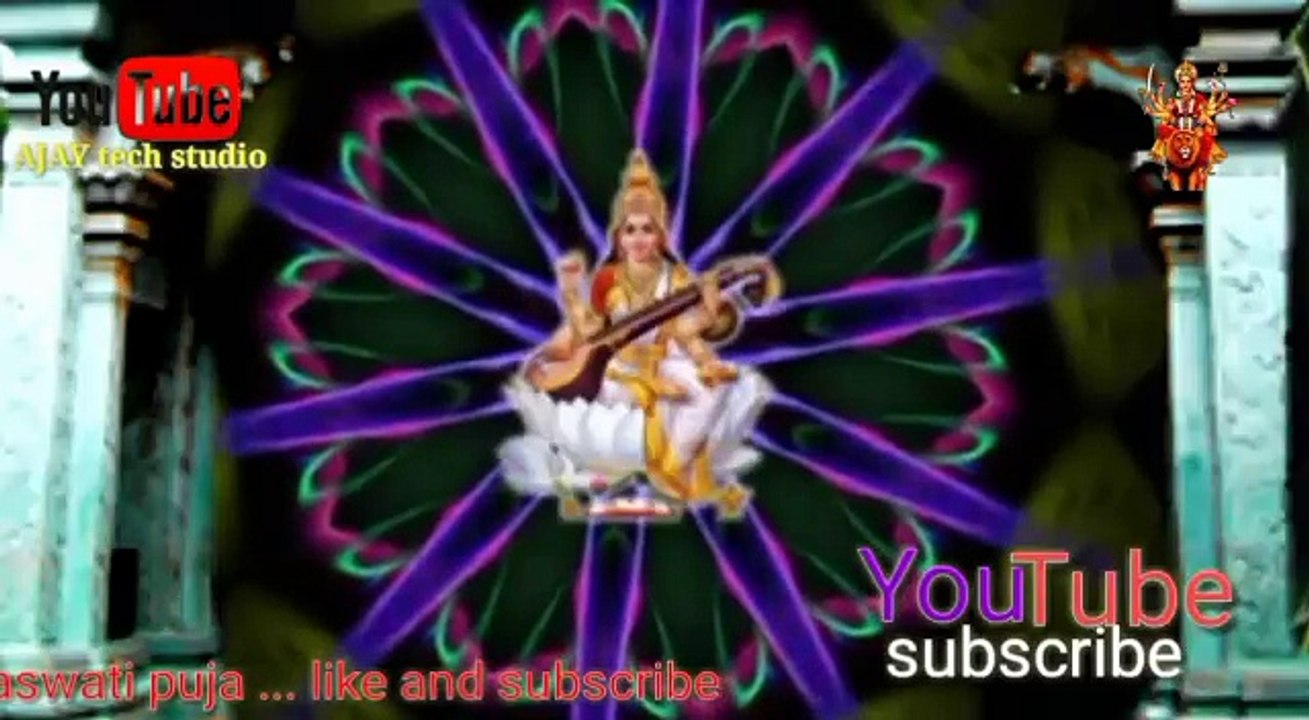 (Special sraswati maa) Om jai Saraswati Mata  Ajay tech studio