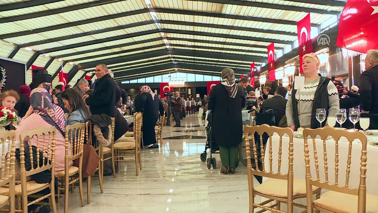 Şehit ve gazi aileleri yemekte buluştu - İSTANBUL
