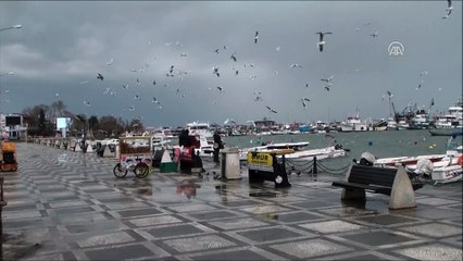 Silivri'de sağanak yağış ve lodos - İSTANBUL