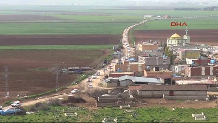 Hatay - Reyhanlı'da Türk Bayrağı'na 300 Araçlık Konvoyla Ziyaret