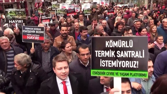Eskişehir'de yapılması planlanan termik santrale tepki