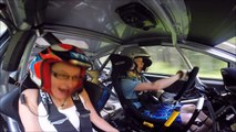 13-Year-Old Kid Scares the Heck Out of His Passenger as He Takes Her for a Wild Rally Car Ride
