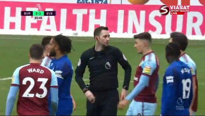 Ashley Williams RED CARD HD - Burnley 2-1 Everton 03032018
