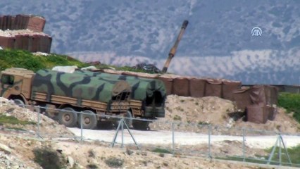 Afrin'deki terör hedefleri savaş uçakları, helikopterler ve topçu birliklerince vuruldu - HATAY