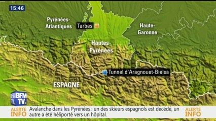 Pyrénées: ce que l'on sait sur les cinq skieurs emportés par une avalanche faisant un mort et un blessé