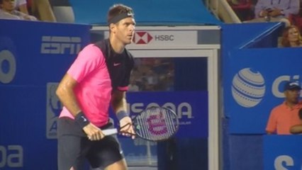 Del Potro da una clase de tenis a Zverev y accede a la final de Acapulco