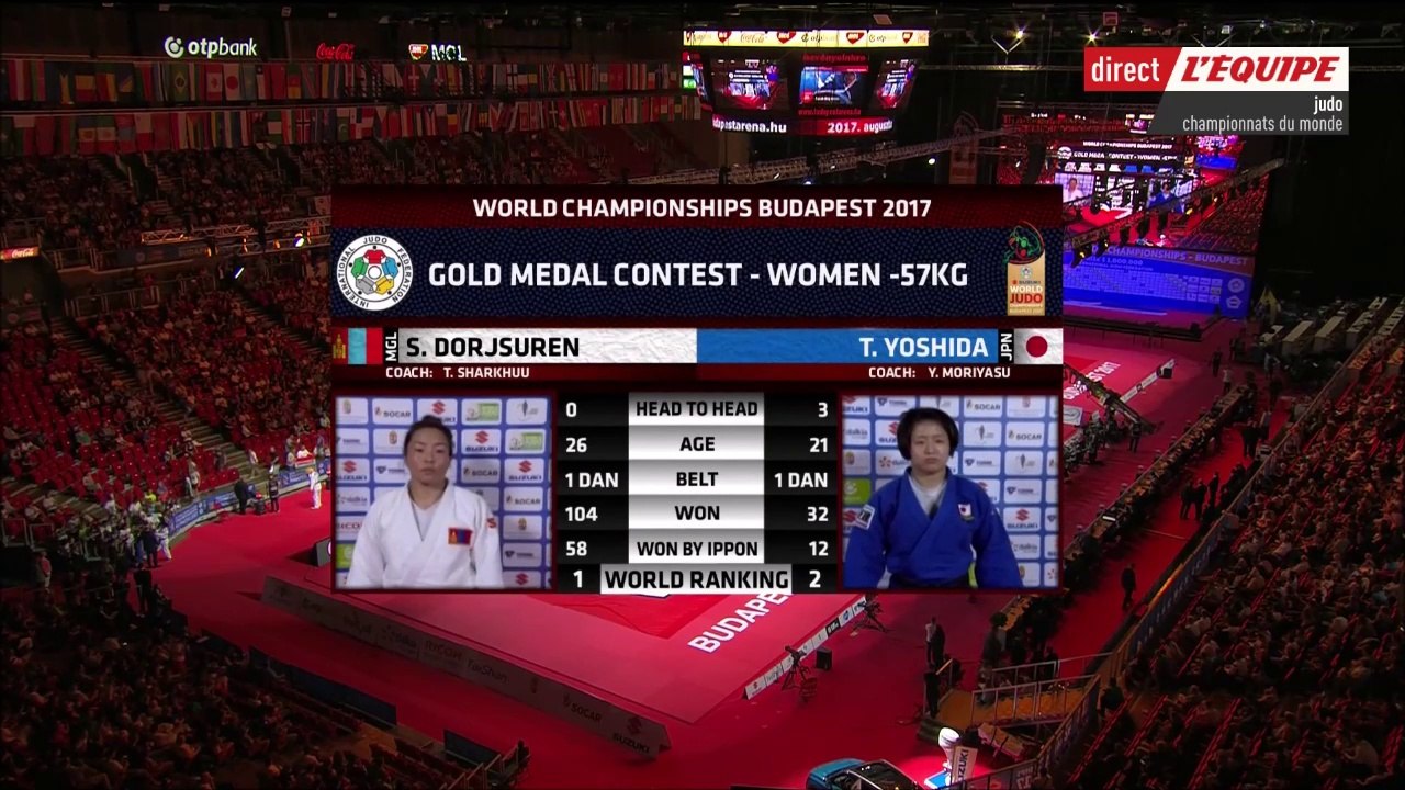 Dorjsuren vs Yoshida (finale -57kg) - ChM 2017 judo