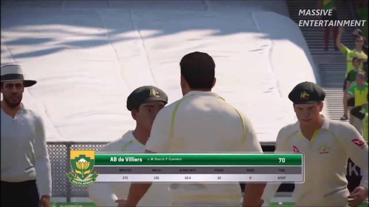 Australia vs South Africa 1st Test Day 2 Highlights 2018 | Ashes Cricket 2017 Gameplay