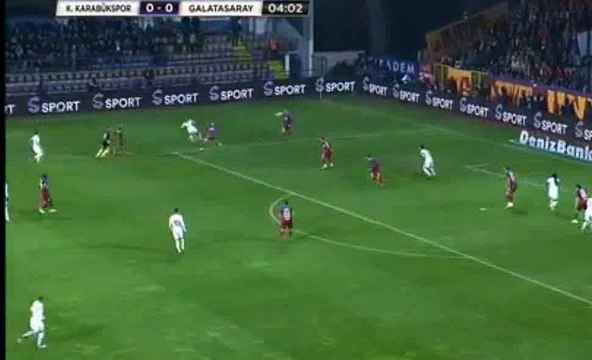 Bafetimbi Gomis Goal - Kardemir Karabuk 0 - 1 Galatasaray 03-03-2018
