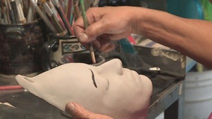 Alfareras plasman "Rostros del olvido", un grito contra los feminicidios en México