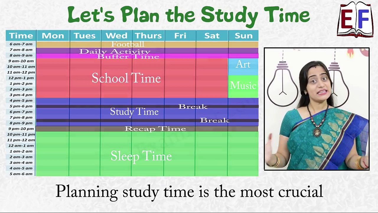 How to make a good Time Table for study
