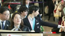 NHK Newsline 2018.02.26 - Japanese athletes welcomed home (NHK WORLD TV)