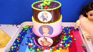 BEAUTY AND THE BEAST Toys Candy Cake Game | Surprise Toys, Dolls from Disney Movie