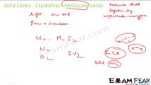Chemistry Solid States part 6 (Molecular Solids) CBSE class 12 XII