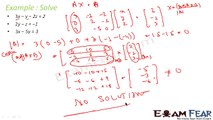Maths Determinants part 30 (Application determinant : Solution of equation) CBSE Mathematics XII