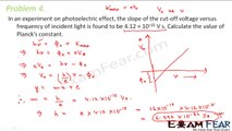 Physics Dual nature of radiation & Matter part 12 (Numericals) CBSE class 12