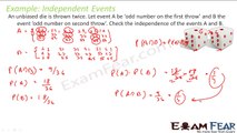 Maths Probability part 14 (Independent Events : Examples) CBSE Mathematics XII 12