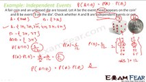Maths Probability part 15 (Independent Events : Examples) CBSE Mathematics XII 12