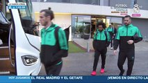 Los jugadores del Real Madrid dejan Valdebebas rumbo al Santiago Bernabéu