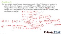 Physics Capacitor & Capacitance part 21 (Numericals : Energy) CBSE class 12