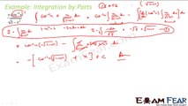Maths Integrals part 32 (Example: Integration by parts) CBSE class 12 Mathematics XII