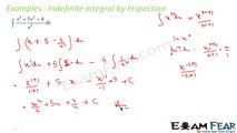 Maths Integrals part 8 (Example:Indefinite integrals by inspection) CBSE class 12 Mathematics XII