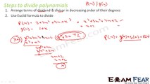 Maths Polynomials part 11 (Division Algorithm) CBSE class 10 Mathematics X