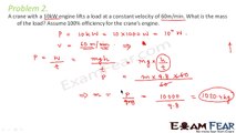 Physics Work Energy Power part 19 (Problem ) CBSE class 11